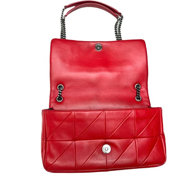 Red Jamie Leather Bag - Picture 7 of 11